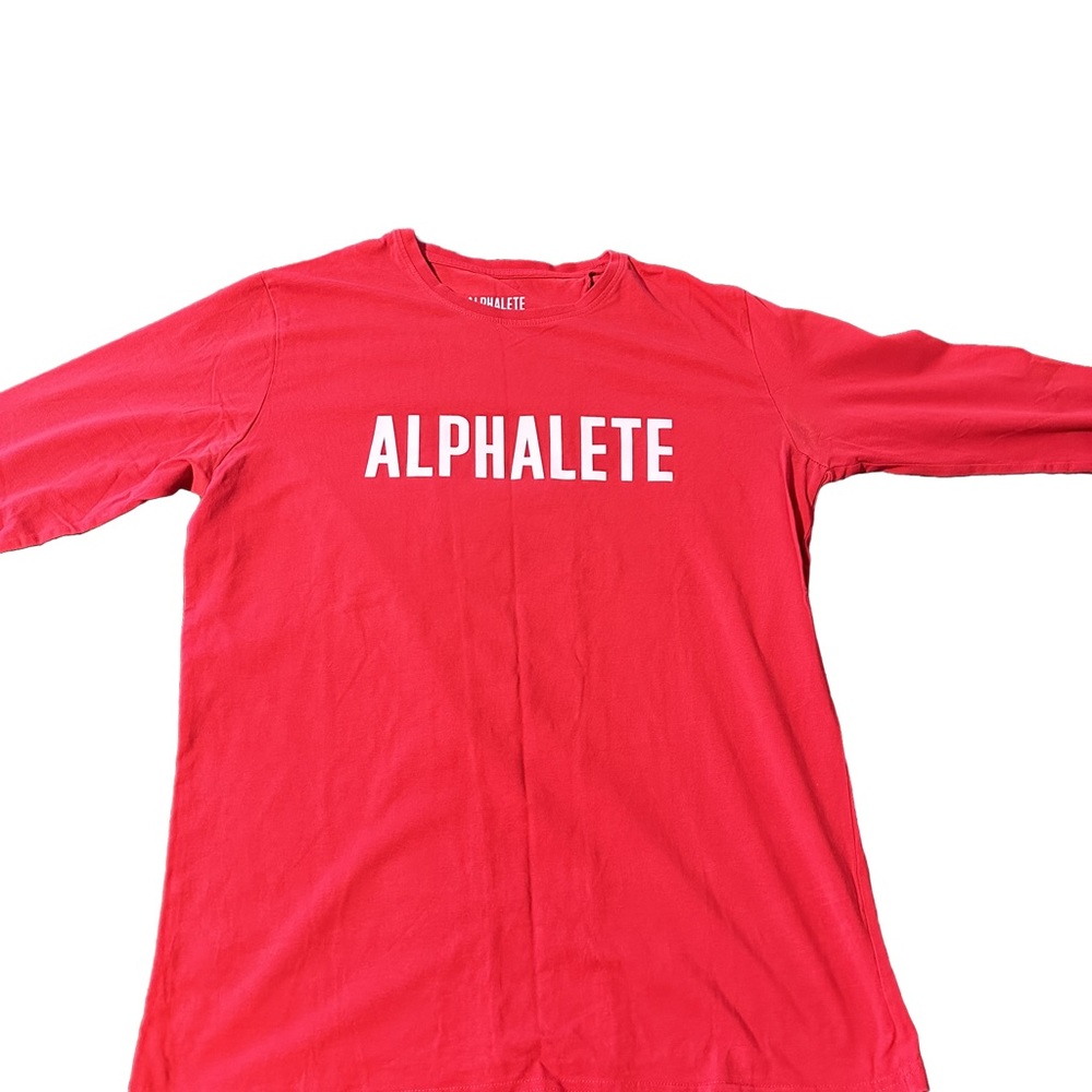 Alphalete long sleeve red large
